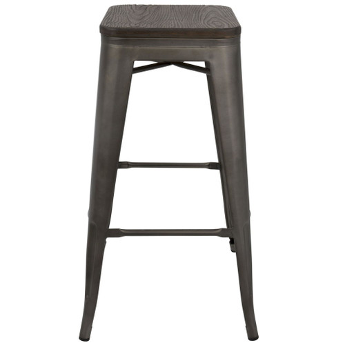 Oregon - Industrial Stackable Barstool (Set of 2)
