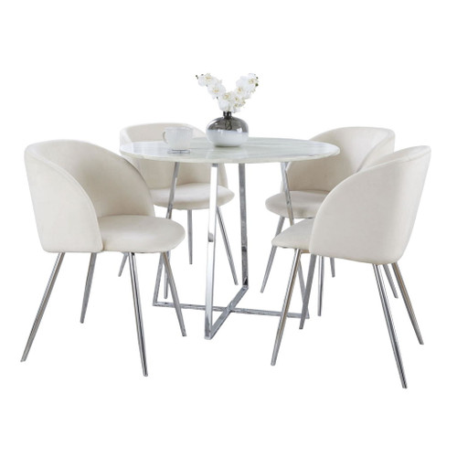 Cosmo - Fran 5 Piece Dining Room Set