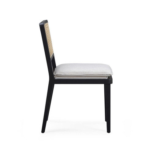 Tassina - Upcycled Performance Linen Dining Chair - Cream