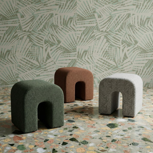 Desi - Woven Fabric Ottoman