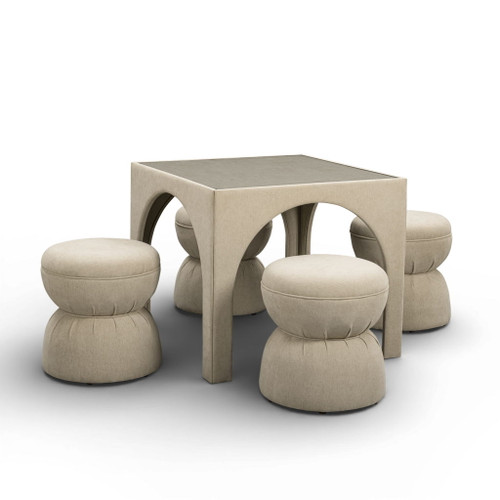 Tomlin - Game Table And Ottoman Set