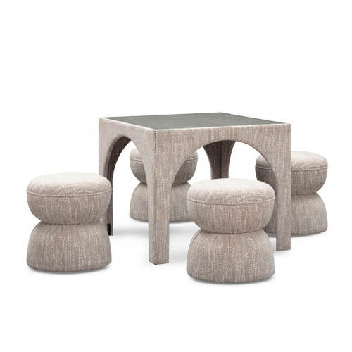 Tomlin - Game Table And Ottoman Set