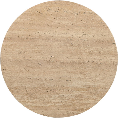 Fontelina - 30" Genuine Bistro Dining Table - Travertine
