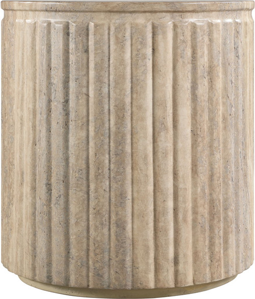 Catania - Concrete Indoor/Outdoor End Table - Travertine