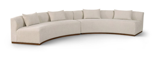 Avanti - 182.5" Chenille Fabric Upholstered 2 Piece Modular Sectional