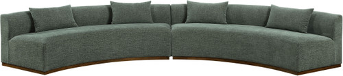 Avanti - 182.5" Chenille Fabric Upholstered 2 Piece Modular Sectional