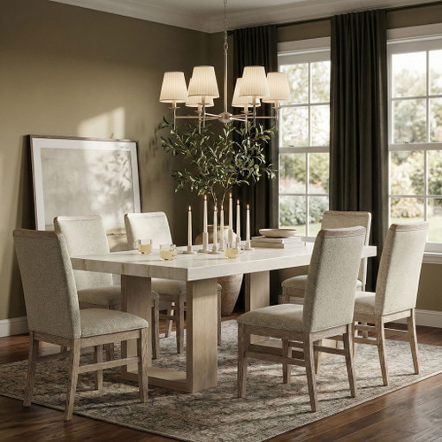 Ananda - 84" Marble Dining Table