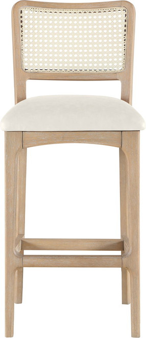 Atrium - Upholstered Bar Stool (Set of 2) - Brushed Natural Frame