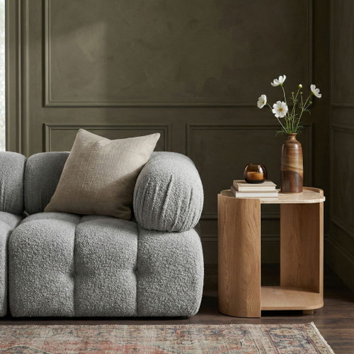 Calabria - Marble And Oak Wood Table