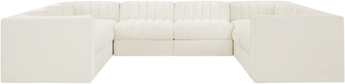 Rummi - Velvet Performance Fabric Upholstered Modular Sectional