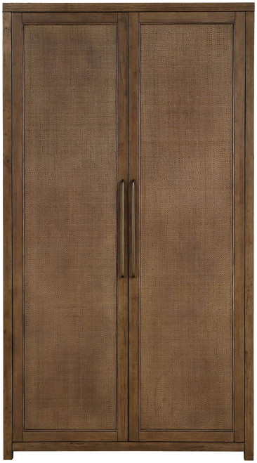 Vana - Solid Wood, Oak Veneer And Stainless Steel Storage Cabinet