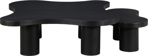 Cove - Oak Veneer And Solid Wood 2 Piece Coffee Table