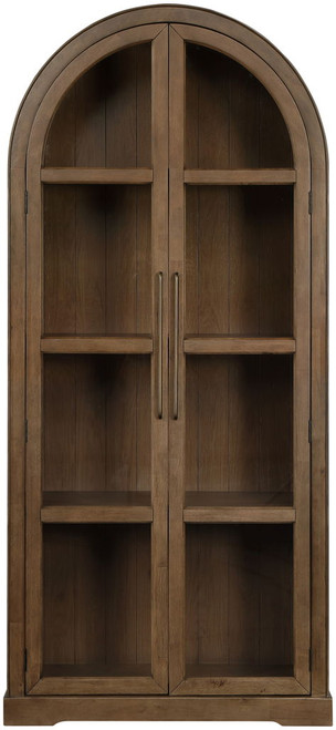 Corva - Solid Wood, Oak Veneer And Stainless Steel Storage Cabinet