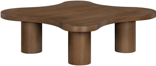 Cove - 48" Oak Veneer And Solid Wood Coffee Table
