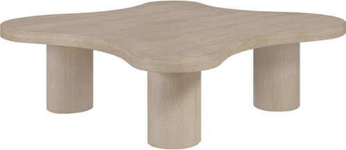 Cove - 48" Oak Veneer And Solid Wood Coffee Table