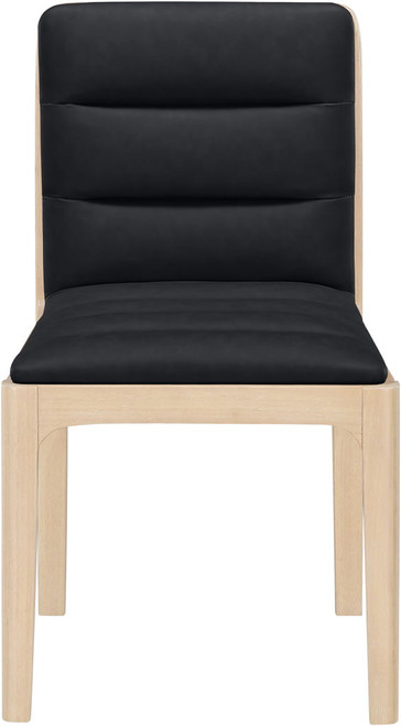 Ellis - Vegan Leather Upholstered Dining Chair (Set of 2) - Natural Base