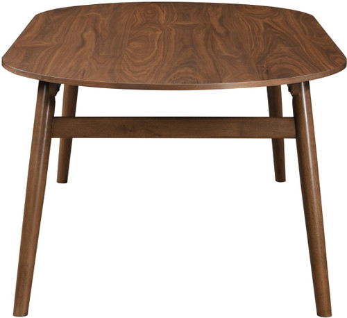 Leesa - Solid Wood And Walnut Veneer Dining Table
