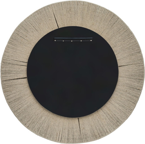 Meadow - Round Jute Rope Framed Mirror