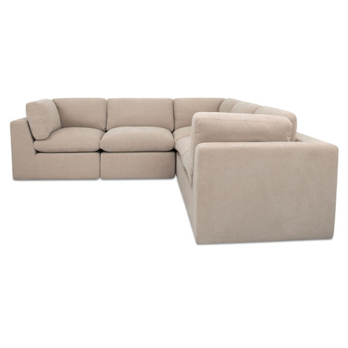 Cates - Classic L Modular Sectional - Pebble