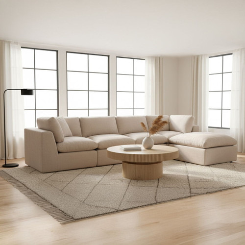 Cates - Classic L Modular Sectional - Pebble