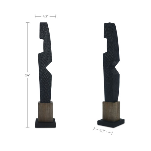 Fenn - Sculpture - Black