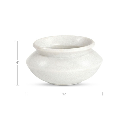 Romano - Vessel - White Marble