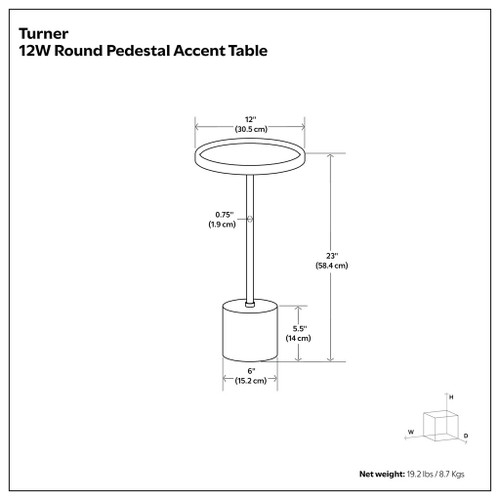 Turner - Side Table