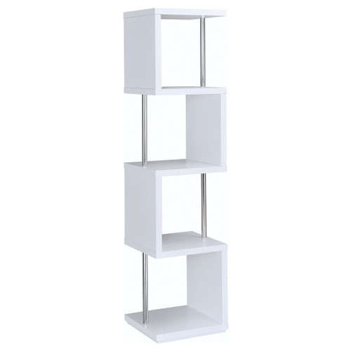 4 Tier Bookcase With Accents