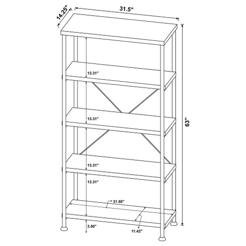 4 Shelf Bookcase