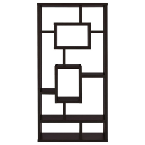 10 Shelf Open Back Bookcase