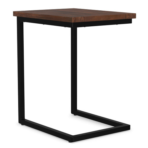 Skyler - C-Side Table - Walnut Brown