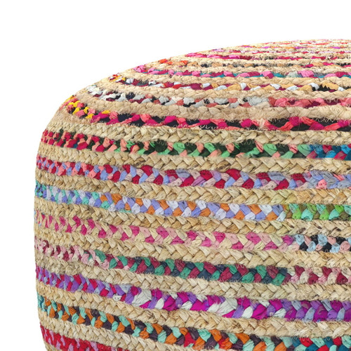 Margo - Large Round Pouf - Multicolor