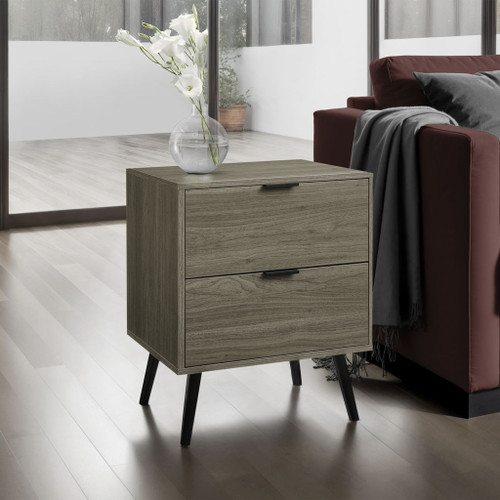 Modern Accent Table With Storage Drawers