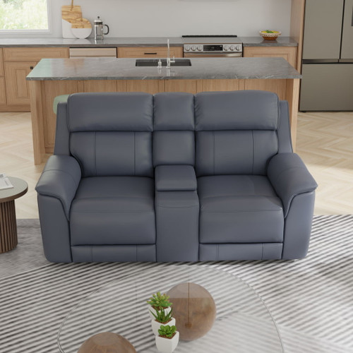 Oslo - Dual Power Reclining Loveseat With Console