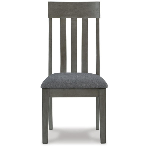 Hallanden - Dining UPH Side Chair (Set of 2) - Black / Gray