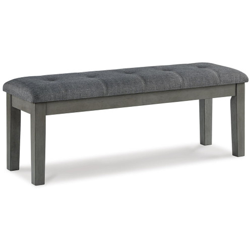 Hallanden - Large UPH Dining Room Bench - Black / Gray