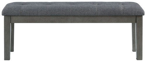 Hallanden - Large UPH Dining Room Bench - Black / Gray