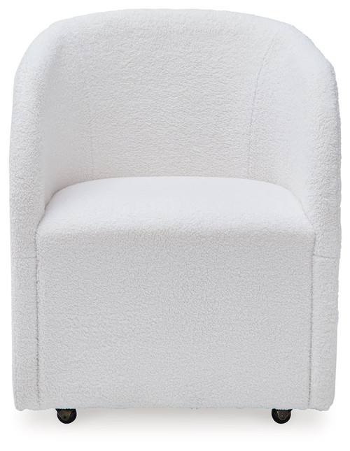 Rowanbeck - Dining Upholstered Arm Chair (Set of 2) - Ivory