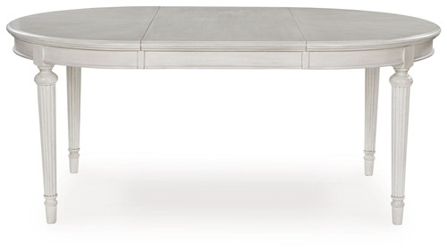 Montelaine - Oval Dining Room Extension Table - Antique White