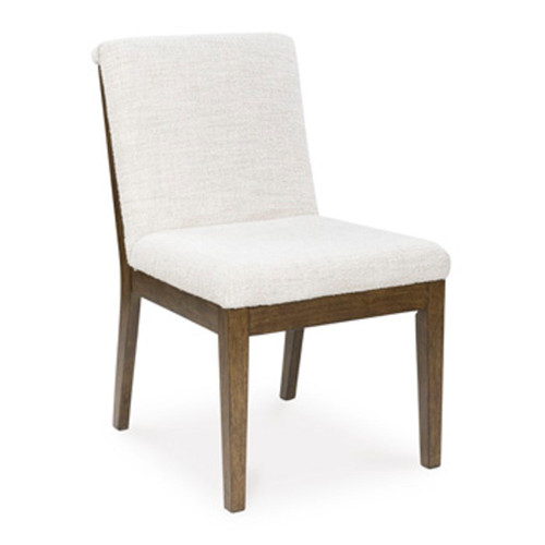 Marxmore - Dining Upholstered Side Chair (Set of 2) - Beige / Brown