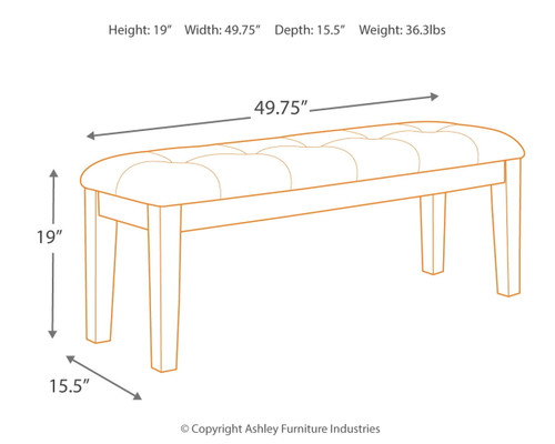Ralene - Upholstered Bench