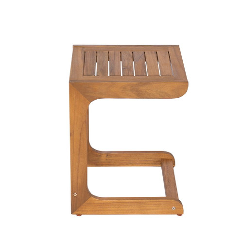Ashwell - Acacia Wood Side Table - Teak