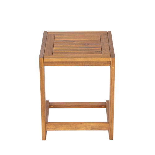 Ashwell - Acacia Wood Side Table - Teak