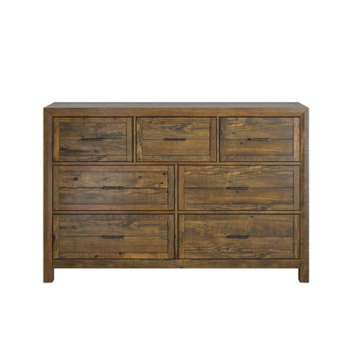 7 Drawer Dresser - Brown