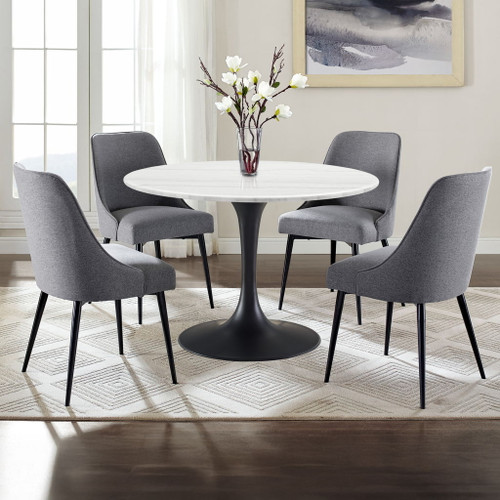 Colfax - Dining Set With White Top Table