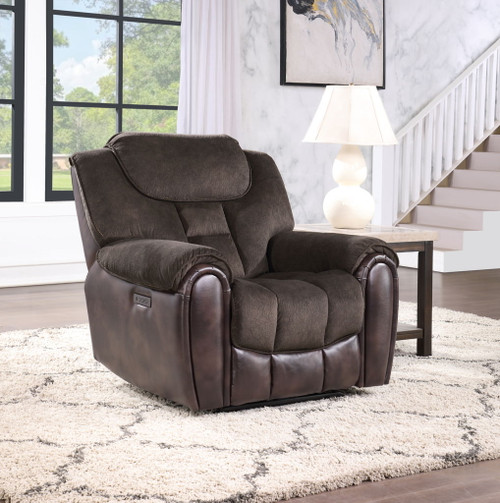 Apollo - Dual Power Recliner - Espresso