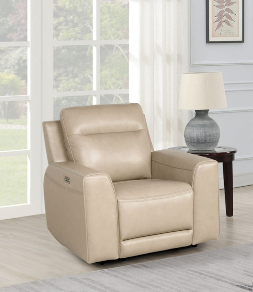 Doncella - Dual Power Reclining Chair - Sand