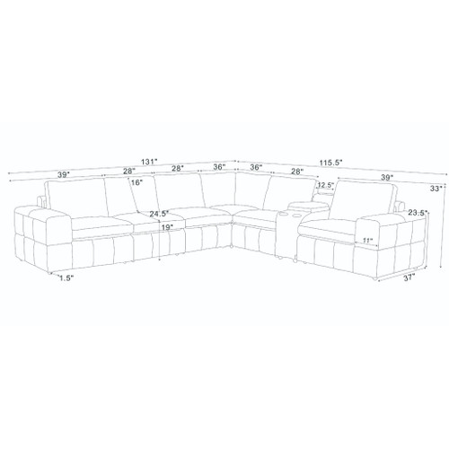 Large - Arm Upholstery Modular Sectional With Custom Configuration - Olive Green