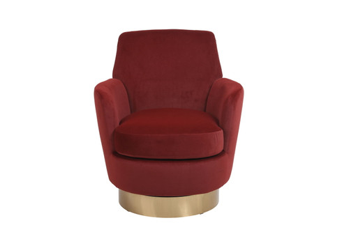 Teddy Swivel Barrel Chair, Swivel Accent Chairs Armchair For Living Room