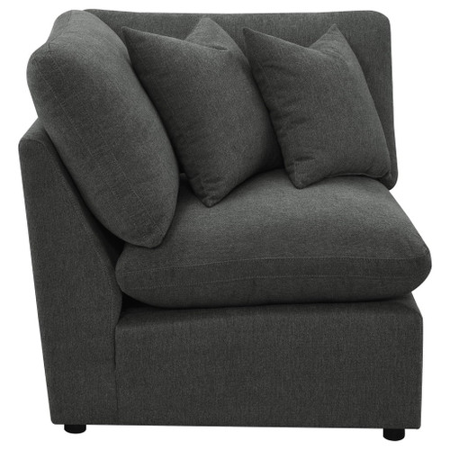Collins Modular Corner Chair Dark Grey